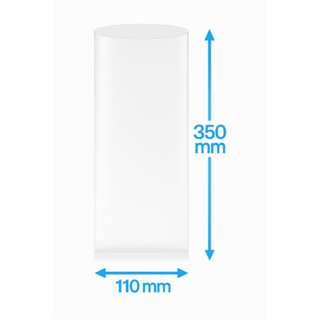 Vacuum Tube bags PA/PE 110x350mm 90my 1000 pieces
