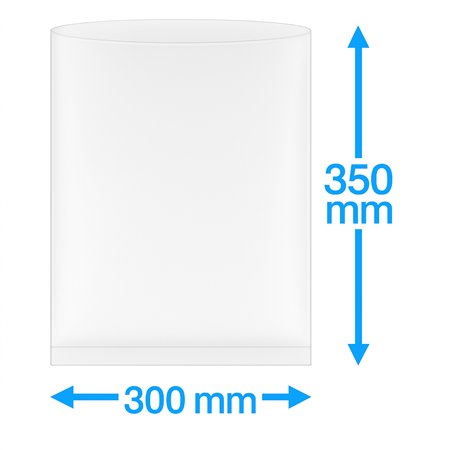 Vacuum Tube Bags PA/PE 300x350mm 90my 1000 pieces