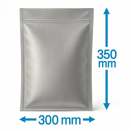 Vacuümzakken Twee Zijden Zilver Pet PE Zijlas 300 x 500mm 82my 500 stuks