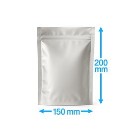 Vacuum Bags Two Sides Silver PET PE Side Weld 150 x 200mm 82my 1000 pieces