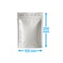 Vacuum Bags Two Sides Silver PET PE Side Weld 150 x 200mm 82my 1000 pieces