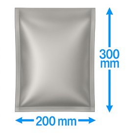 Vacuümzakken Twee Zijden Zilver Pet PE Zijlas 200 x 300mm 82my 1000 stuks