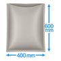Vacuum Bags Two Sides Silver PET PE Side Weld 400 x 600mm 82my 500 pieces