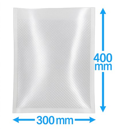 Vacuum Bags With Structure Side Seal 300 x 400mm 90my 800 pieces