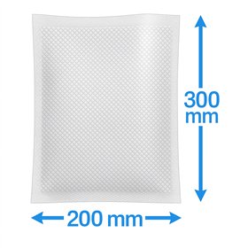 Vacuum Bags With Structure Side Seal 200 x 300mm 90my 1600 pieces