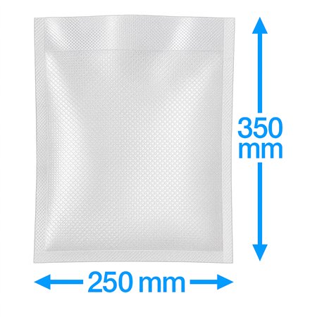 Vacuümzakken Met Structuur Zijlas 250 x 350mm 90my 1000 stuks