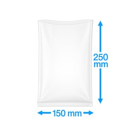 Vacuüm Zakken Zijlas EVOH 150 x 250mm Hoge barriere 80my