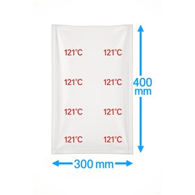 Vacuüm - Kookzakken Buis 300 x 400mm 90my 1000 stuks