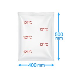 Vacuum Tube Cooking bags 400x500mm 90my 1000 pieces