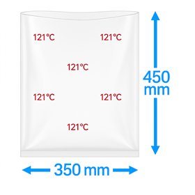 Vacuum Tube Cooking bags 350x450mm 90my 500 pieces