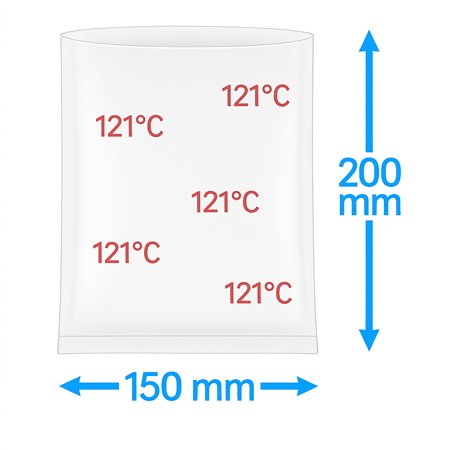 Cooking bags 90my 150x200mm 1000 pieces