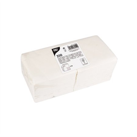 Servetten 2-laags 1/4 Vouw 24×24 cm Wit – Papstar (8×250 stuks)