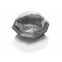 Octaview Schalen APET Grijs + Vaste Deksels Transparant Ø 118 x 60mm