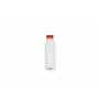 rPET Flessen 500ml Transparant met Oranje HDPE Dop