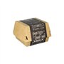 Hamburgerbox Karton “Good Food” 100 x 100 x 70mm FSC Bruin