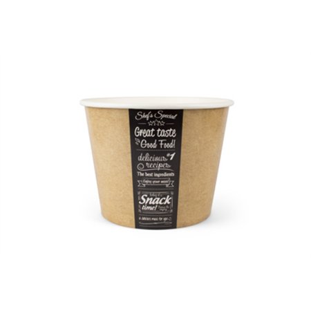 Buckets "Good Food" 130oz Karton Ø 168 x 215mm