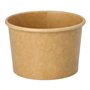 IJsbekers Karton Rond 150ml Ø86mm x 52mm Bruin