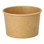 Cardboard Ice Cream Cups Round 200ml Ø95mm x 60mm Brown