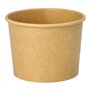 Cardboard Ice Cream Cups Round 250ml Ø95mm x 62mm Brown