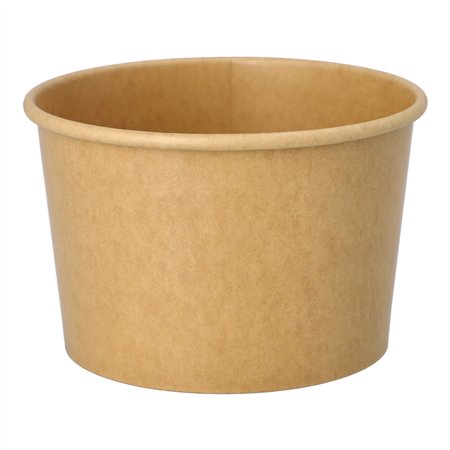 IJsbekers Karton Rond 500ml Ø112mm x 78mm Bruin