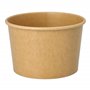 Cardboard Ice Cream Cups Round 500ml Ø112mm x 78mm Brown