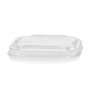 Transparent PET Lid for 108-Series Kraft/Black Salad Containers 115 x 85mm