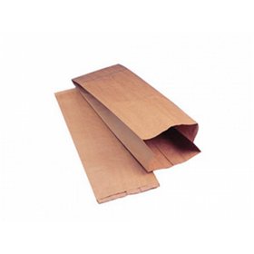 Brown Natron Kraft Sugar Bag 2lb 11 + 2 x 4 x 26cm