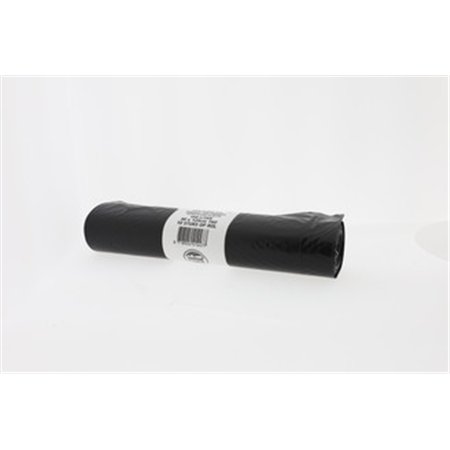 Afvalzakken T60 168 l LDPE 90 x 125cm 38my Zwart - Horecavoordeel.com