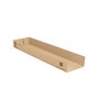 Panini bakjes Karton 28,5 x 7,5 x 3cm Bruin Notpla - Horecavoordeel.com