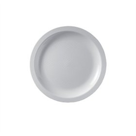 Dessertborden herbruikbaar Goldplast PP Ø 18,5cm Wit