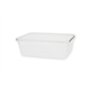 Kilobakken met transparante deksel 1000ml PP 18,2 x 13,2 x 5,6cm Transparant