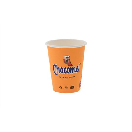Chocomel bekers Maximaal 5% coating 237ml (8oz) Karton Ø 8 x 9,2cm de enige echte - Horecavoordeel.com