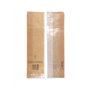 Zakken met venster evolution Papier 11/2 x 3,5 x 43cm Bruin - Horecavoordeel.com