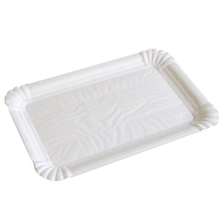Vleeswarenschaaltjes duplex Karton 10 x 16cm Wit