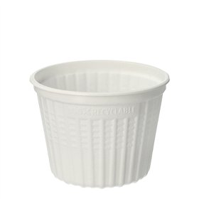 Soepbekers 480ml PP Ø 11,5 x 8,5cm Wit
