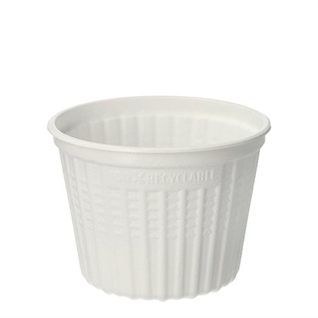 Soepbekers 480ml PP Ø 11,5 x 8,5cm Wit - Horecavoordeel.com