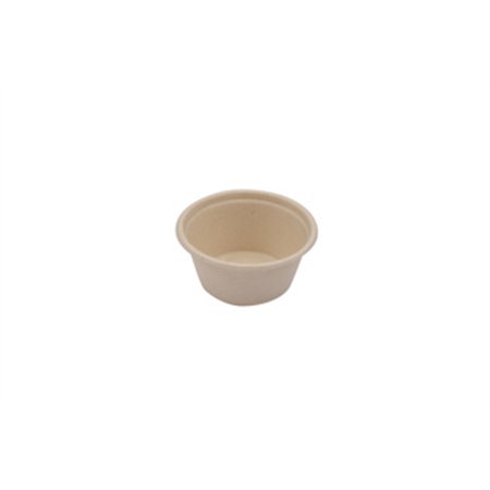 Sausbakjes 60ml Suikerriet Ø 6,2 x 3cm Beige