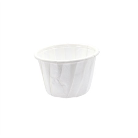 Sausbakjes 35ml (1,25oz) Papier Ø 4,3 x 3cm Wit