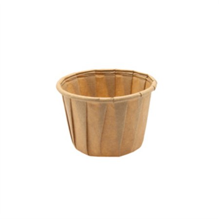 Sausbakjes 35ml (1,25oz) Papier Ø 4,3 x 3cm Bruin