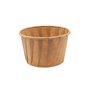 Sausbakjes 90ml (3,25oz) Papier Ø 6,3 x 4,1cm Bruin - Horecavoordeel.com