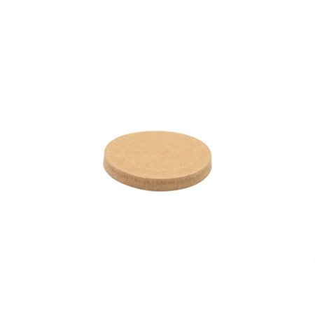 Deksels voor sausbakjes Karton Ø 6,15cm Bruin Kraft - Horecavoordeel.com