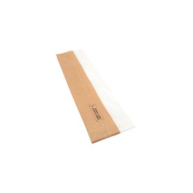 Broodzakken met Evolution venster Papier 11 x 10 x 37cm Bruin