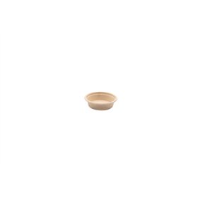 Sausbakjes 30ml Suikerriet Ø 6,2 x 1,7cm Beige - Horecavoordeel.com