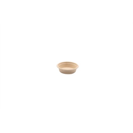 Sausbakjes 30ml Suikerriet Ø 6,2 x 1,7cm Beige - Horecavoordeel.com