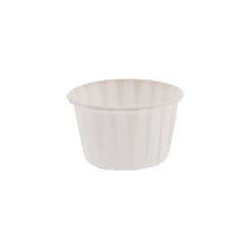 Sausbakjes 50ml (1,75oz) Papier Ø 5,2 x 3cm Wit - Horecavoordeel.com
