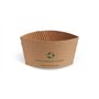 Sleeves voor koffiebekers 8oz Karton Bruin