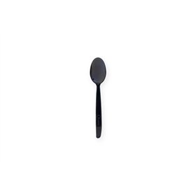 Lepels herbruikbaar PP 18,5cm Zwart