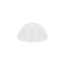 Dome deksels met gat RPET Ø 9,5cm Transparant - Horecavoordeel.com