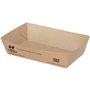 Snackbakjes A9 Karton 12 x 7 x 3,5cm Bruin Notpla - Horecavoordeel.com