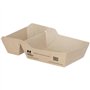 Snackbakjes A7+1 Karton 14,5 x 7 x 3,5cm Bruin Notpla
